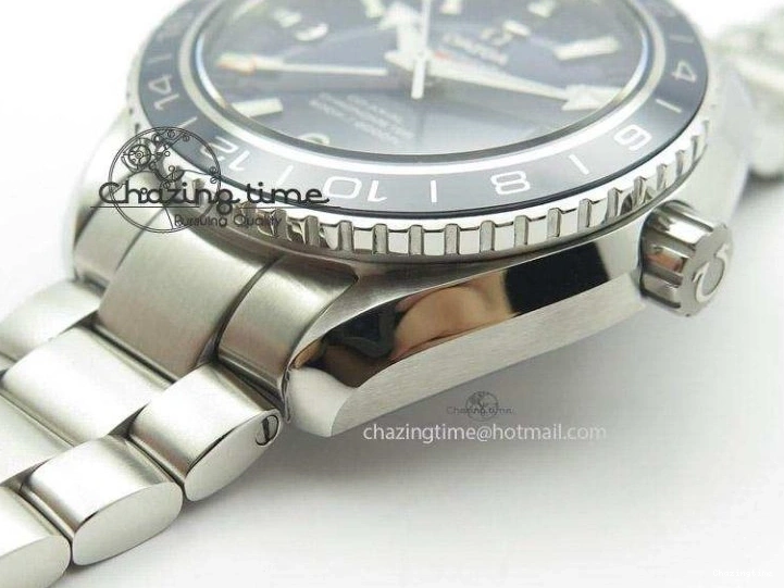 0306 Planet Ocean GMT 42mm V6F Best Edition Blue Bezel Blue Dial On SS Bracelet A ModernLook 8274